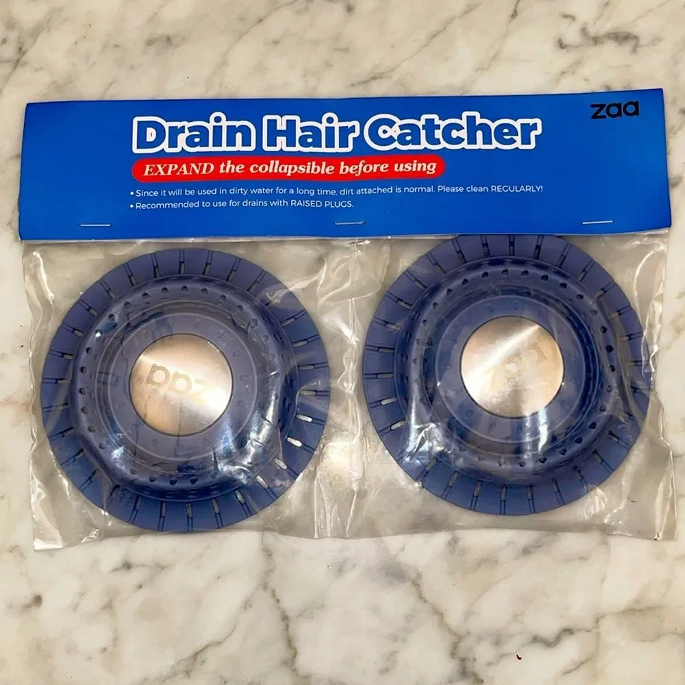 2 pack Zaa drain hair catchers